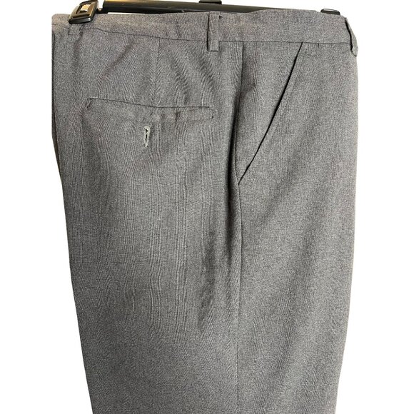 CIATTI dress pants trousers 32 x 25 flat front pockets charcoal wool lined - Picture 5 of 11